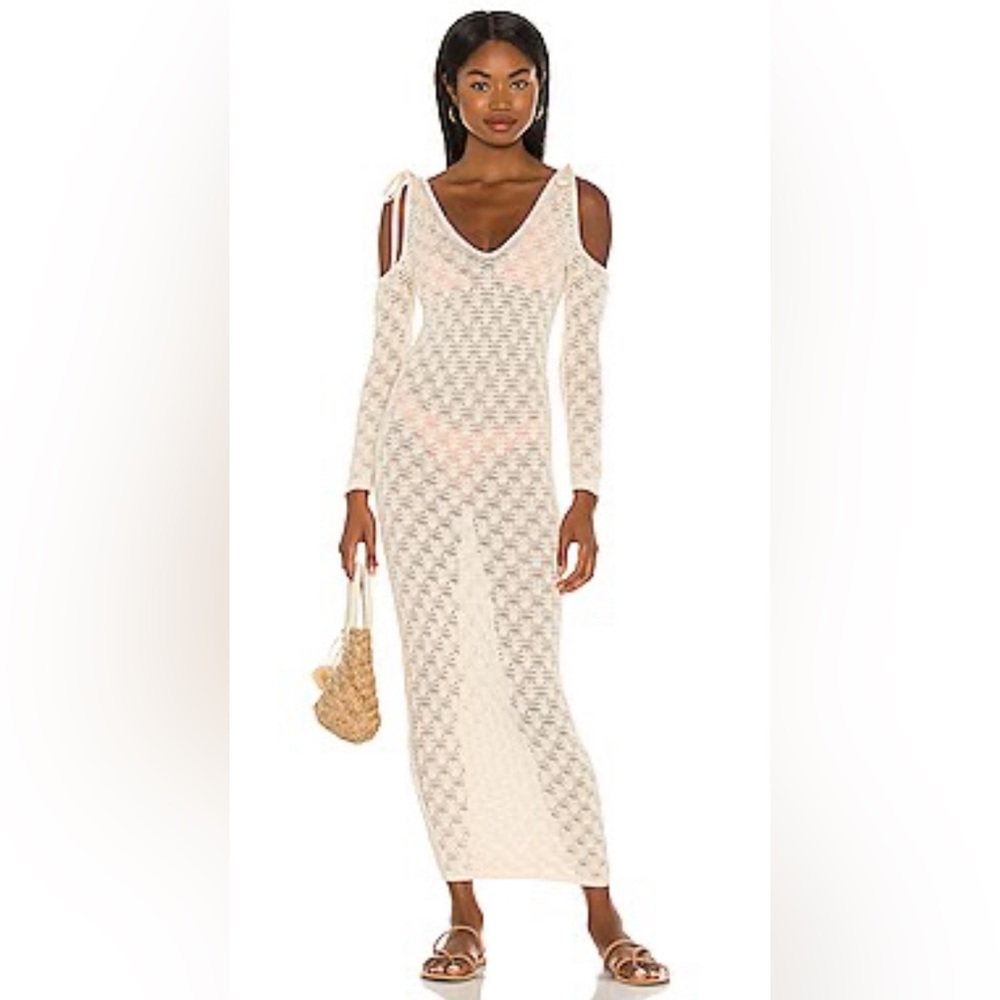 REVOLVE Cairo Dress in Ivory